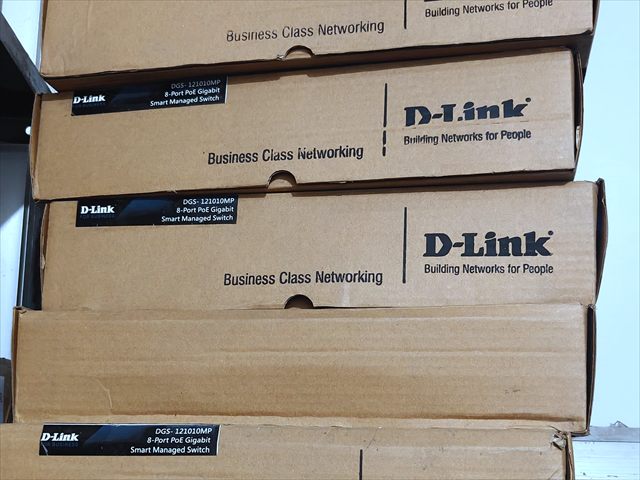 D-Link DGS-1210-10MP PoE switches, new in box, Umang Telecom, New Delhi